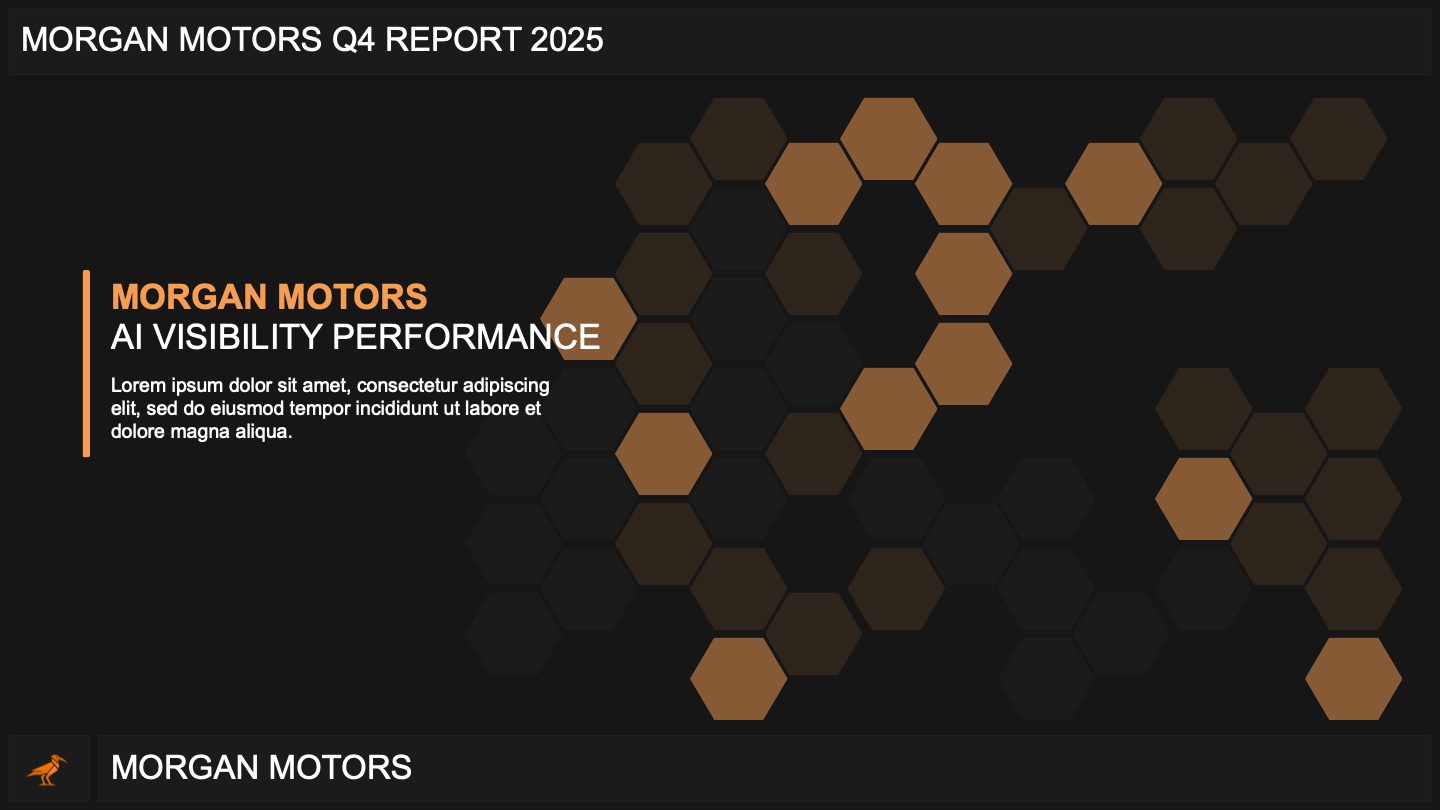 AI visibility performance section divider.